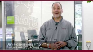 Colgate Entrepreneurs Fund: Dan Rosensweig Colgate Entrepreneurs Fund: Dan Rosensweig